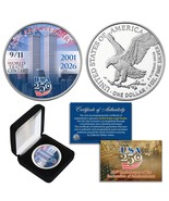 25th Anniversary WTC 9/1l Genuine American .999 Silver Eagle Coin 1 OZ. ... - $89.95