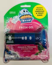 Scrubbing Bubbles Fresh Gel Toilet Cleaning Stamp, Floral Fusion, Dispenser + 6  - £14.07 GBP
