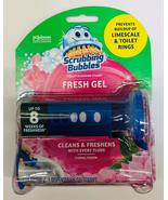 Scrubbing Bubbles Fresh Gel Toilet Cleaning Stamp, Floral Fusion, Dispenser + 6  - $17.63