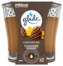 Glade Jar Candle Air Freshener, Cashmere Woods, 3.4 oz - $6.95