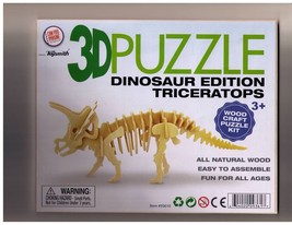 Triceratops Dinosaur 3D Puzzle by Toysmith - - $7.69