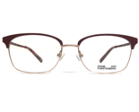 Diane von Furstenberg Brille Rahmen DVF8068 650 Burgund Rot Gold 52-16-135 - £40.03 GBP