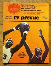Chicago Sun-Times TV Prevue | IHSA AA BASKETBALL FINALS | March 15, 1981 - £11.00 GBP
