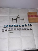 TUDOR TRU-ACTION ELECTRIC FOOTBALL - 22 METAL PLAYERS goal post - $25.08
