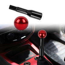 Universal JDM Aluminum Alloy Red Ball Manual Gear Extension Shift Knob  - £13.24 GBP