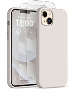 For 13 Phone Case with 2X Screen Protectors Liquid Silicone Shockproof P... - £18.74 GBP