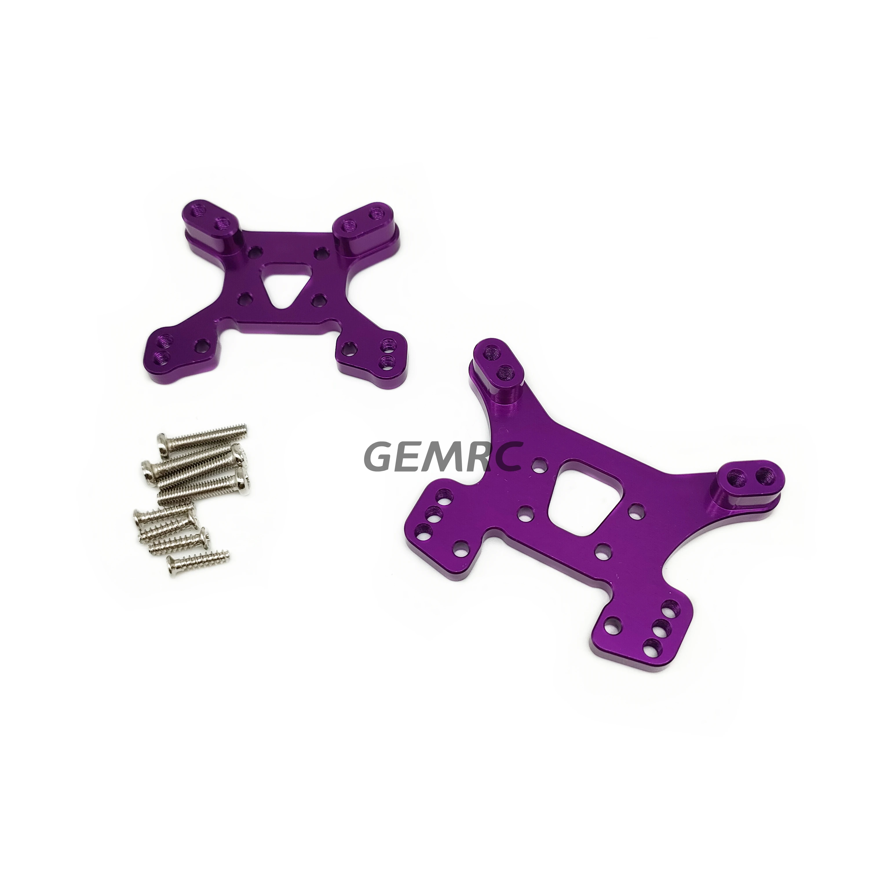 wltoys 124017 124019 144001 144010 rc car metal upgrade parts front and rear - £7.65 GBP