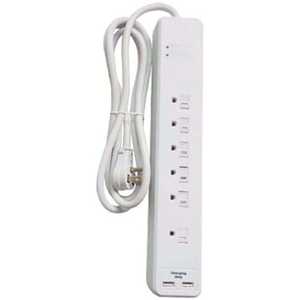 KAB ENTERPRISE PS-672F-3A 6 Outlet Surge Strip - $38.22
