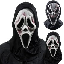 NEW Scream 6 Face Mask Ghost Cosplay Costume Horror Halloween Costume Pr... - £22.37 GBP