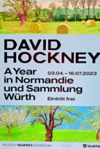 David Hockney - Originale Exhibition Poster - IN Normandia - Model 2- 2023 - £206.68 GBP