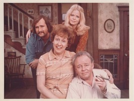 All in the Family original 1970&#39;s CBS 7x9 inch color TV photo Bunker family - $39.99