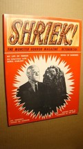SHRIEK! 2 *NM- 9.2* VINCENT PRICE DR. TERROR HORROR FAMOUS MONSTERS 1966... - $656.02 MXN