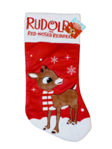 DanDee  Rudolph the Red Nosed Reindeer Christmas Holiday Stocking 17 inch New - £13.24 GBP