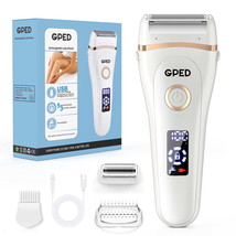 Electric Razor for Women, 3 in 1 Rechargeable Painless Lady Shaver, Bikini Trimm - £28.30 GBP