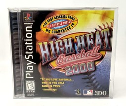 High Heat Baseball 2000 PS1 Sony PlayStation 1 Complete CIB - $6.89