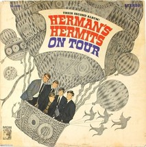 Herman&#39;s Hermits On Tour Their Second Album! SE-4295 MGM 1965 Stereo Vin... - $4.95