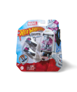 Hot Wheels Marvel Skate Ghost Spider Fingerboard w/ Shoes Spider-Gwen NEW - $13.99