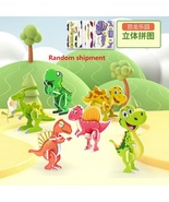 100PCS Children 3D Dinosaur Jigsaw Puzzle, Child airplane/insect/Animal ... - $56.45 CAD