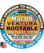 MacOS VENTURA Bootable USB PATCHED for Old UNSUPPORTED APPLE iMAC 27, 24... - $19.95