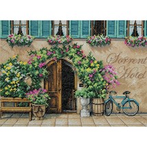 Dimensions Counted Cross Stitch Kit 14inchesX10inches Sorrento Hotel 14 ... - $81.99