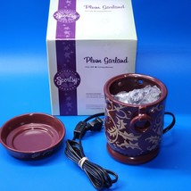 Scentsy Holiday Collection Plum Garland Electric Wax Warmer - New In Box Retired - £28.08 GBP