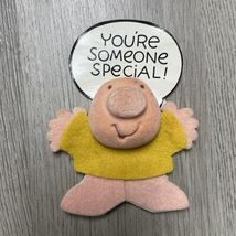 Vintage Ziggy Felt 3D You&#39;re Someone Special Collectible Greeting 80&#39;sMH JD - $13.94 CAD