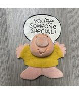 Vintage Ziggy Felt 3D You&#39;re Someone Special Collectible Greeting 80&#39;sMH JD - €8,55 EUR