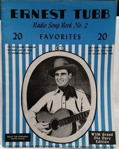 ERNEST TUBB / ORIGINAL 1944 SONG FOLIO / SOUVENIR PROGRAM - VG CONDITION - $20.00