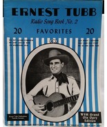 ERNEST TUBB / ORIGINAL 1944 SONG FOLIO / SOUVENIR PROGRAM - VG CONDITION - $27.40 CAD