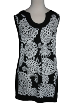 WHBM Dress Black &amp; White Sleeveless Short Size Small S - £17.99 GBP