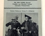 1953 Pennsylvania Dutch Third Annual Tour Of Europe Advertising Travel B... - $16.00
