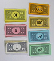 Monopoly Board Game Replacement Piece Cash Paper Money 16 Parker Brother... - $9.99