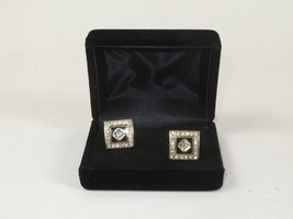 Men J.Valintin Cufflinks by Vitorofolo for French Cuff Shirt V39-65 Gold Diamond image 4