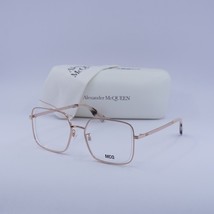 Alexander McQueen MQ0318O 003 Gold 52mm Eyeglasses New Authentic - $107.79