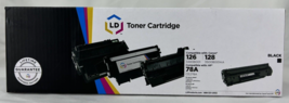 LD Black Toner Cartridge Compatible w/Canon 128 126 &amp; HP 78A NIB - £10.10 GBP