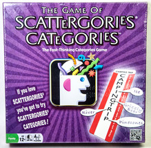 Hasbro Scattergories Categories Family Game New Sealed 2-4 Players Age 12+ - £13.95 GBP
