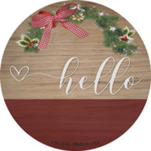 Heart Hello Novelty Circle Coaster Set of 4 - £15.94 GBP