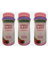 LOT OF 3 Nature&#39;s Bounty Optimal Gorgeous Sleep Melatonin Gummies 5mg 60... - $27.77 CAD