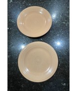 2 Vintage Fiesta Fiestaware Peach Apricot Dinner Plate 10.5&quot; Discontinued - €15,28 EUR