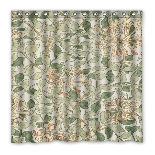 Honeysuckle William Morris Waterproof Polyester Shower Curtain  - $33.00+