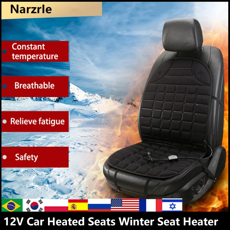 12V Universal Car Seat Heater Electric Heated Car Heating Cushion Winter Seat - £16.77 GBP+