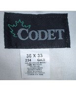 Canadian Canada Codet brand poly-wool winter trousers 36X33 &quot;BDU-style&quot; - $35.00