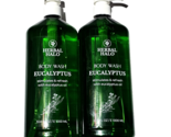 2 Pack Herbal Halo Body Wash Eucalyptus Stimulates &amp; Refresh 33.8oz - $29.99