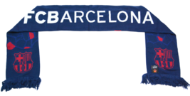 FC Barcelona International Football Team Knit Winter Soccer Scarf by Fanatics - £15.27 GBP