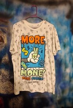 Reason More Money More Problems Graphic Tee White Mens Size XL - £12.78 GBP