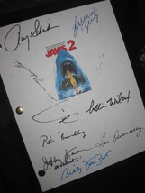 Jaws 2 Signed Film Movie Script Screenplay X9 Autograph Roy Scheider Peter Bench - £15.97 GBP
