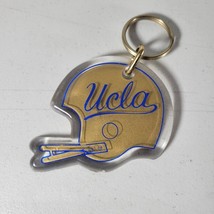 UCLA Keychain Helmet Shaped with Schedule on Back 3&quot; Wide x 4&quot; Tall 1988 - £7.03 GBP