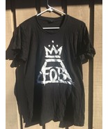 Men&#39;s FOB FALL OUT BOY Soft Tultex T-Shirt SLIM MEDIUM Crown Pop Punk Wa... - $25.73 CAD