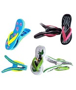 C&amp;H Solutions 3 Set (6 Ct) Black, White, and Blue Flip Flops Beach Towel... - $346.87 MXN