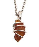 RARE AFRICAN CONGO LEMURIAN NATURAL CITRINE KUNDALINI QUARTZ WAND PENDAN... - $44.44